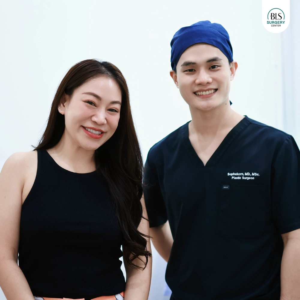 หมอเอิร์ธติดตามผลและให้คำแนะนำหลังเสริมหน้าอก