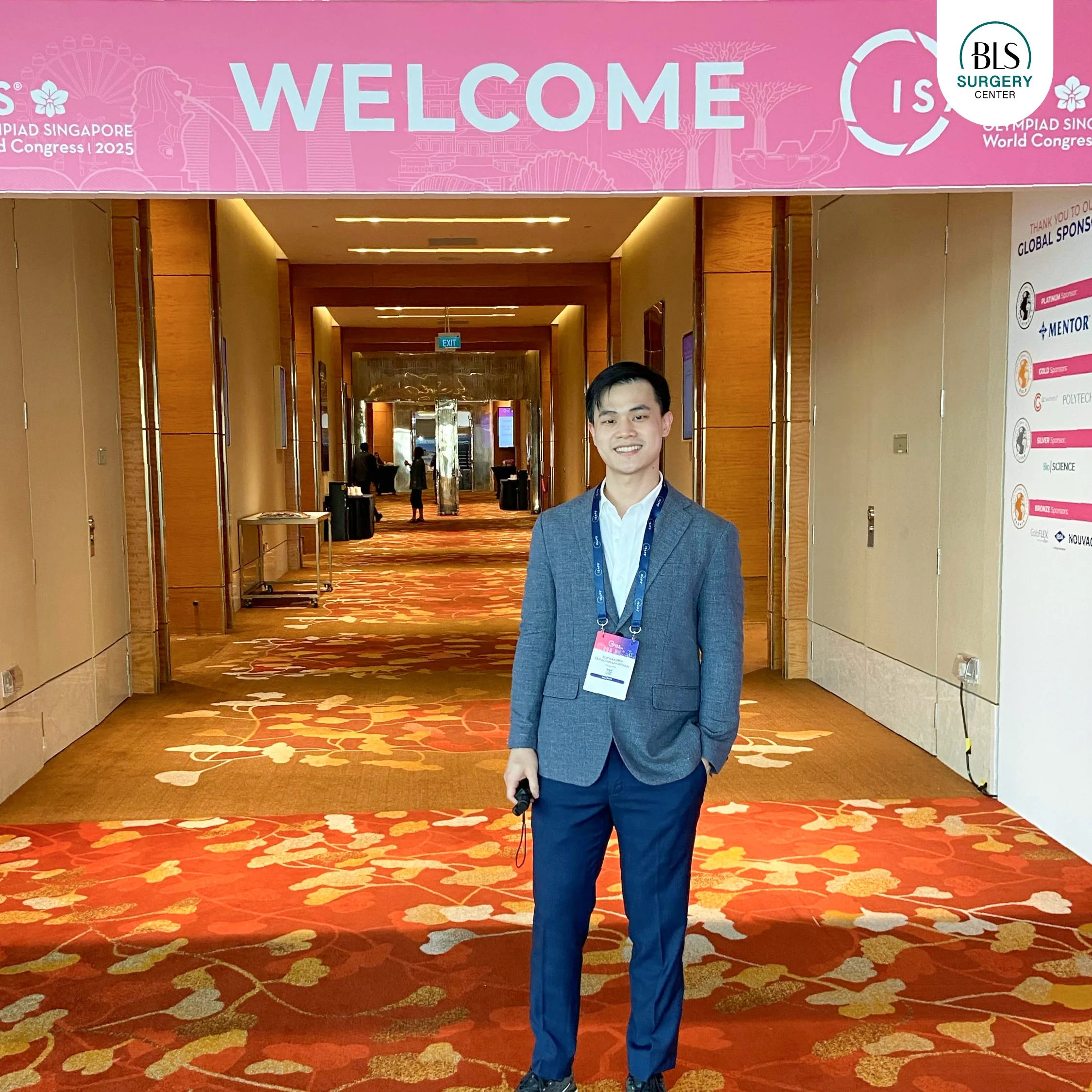 หมอเอิร์ธ BLS ร่วมงาน ISAPS World Congress 2025 ประเทศสิงคโปร์