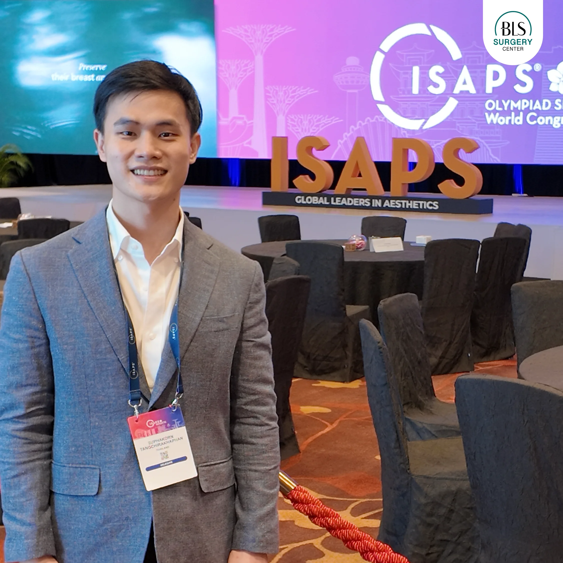 หมอเอิร์ธในงาน ISAPS World Congress 2025 ประเทศสิงคโปร์