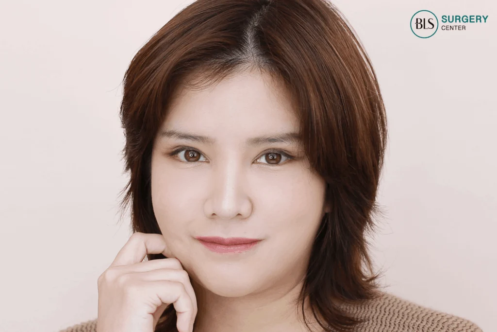 After Foxy Eyes – lifted brows and outer corners – 14 days, brows lifted, outer corners no longer drooping, youthful look